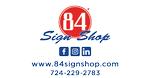 Logo for 84 Sign Shop